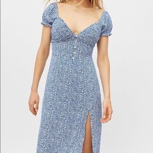 Urban Outfitters Kiss the Sky Midi Dress NWT